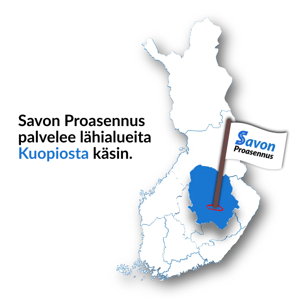 Savon Proasennus palvelee lähialueita Kuopiosta käsin.